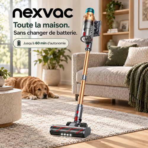 Aspirateur balai sans fil Nexvac V18
