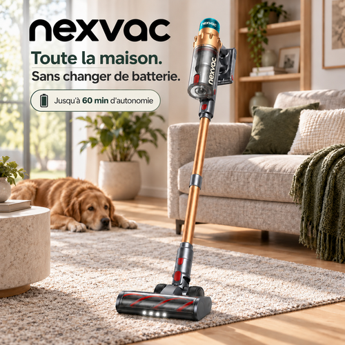Aspirateur balai sans fil Nexvac V 18